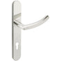 INOX - BP Multipoint 103 Oslo Euro Entry Lever High US32 LH - Polished Stainless Steel