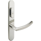 INOX - BP Multipoint 103 Oslo US Entry Lever Low US32 RH - Polished Stainless Steel