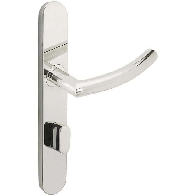 INOX - BP Multipoint 103 Oslo US Entry Lever High US32 RH - Polished Stainless Steel