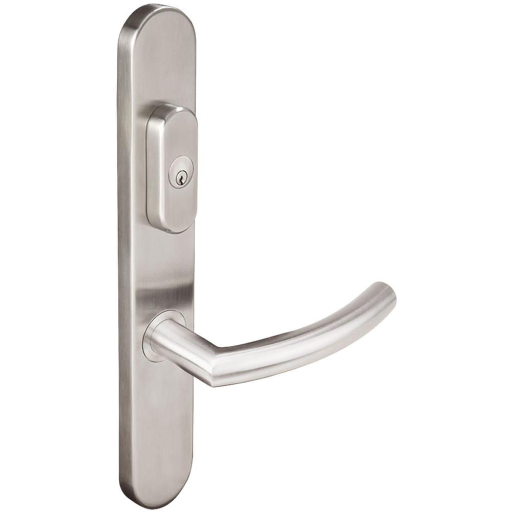 INOX - BP Multipoint 103 Oslo US Entry Lever Low US32D RH - Satin Stainless Steel