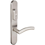 INOX - BP Multipoint 104 Brussels US Entry Lever Low US32D LH - Satin Stainless Steel