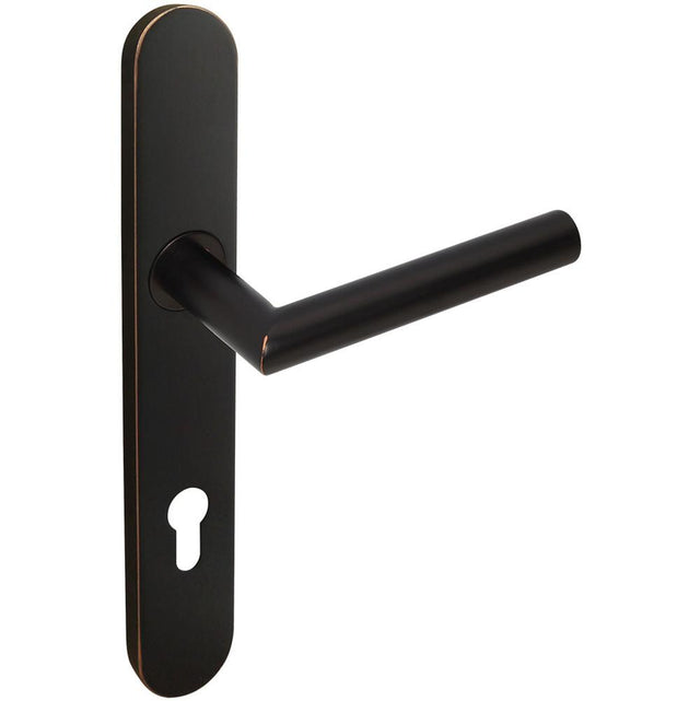 INOX - BP Multipoint 105 Frankfurt Euro Entry Lever High US10B LH - Oil Rubbed Bronze