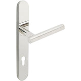 INOX - BP Multipoint 106 Copenhagen Euro Entry Lever High US32 RH - Polished Stainless Steel