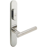 INOX - BP Multipoint 106 Copenhagen US Entry Lever Low US32 LH - Polished Stainless Steel