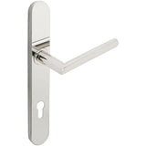 INOX - BP Multipoint 107 Stockholm Euro Entry Lever High US32 LH - Polished Stainless Steel