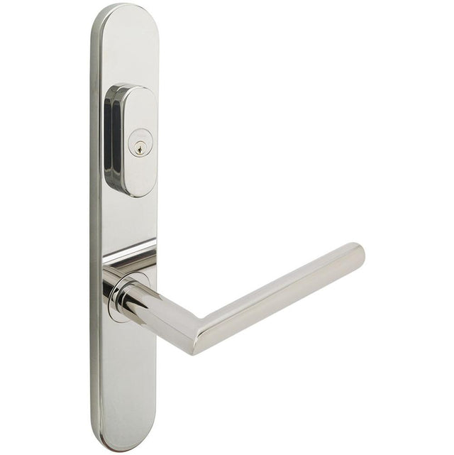 INOX - BP Multipoint 107 Stockholm US Entry Lever Low US32 RH - Polished Stainless Steel
