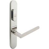 INOX - BP Multipoint 107 Stockholm US Entry Lever Low US32 LH - Polished Stainless Steel