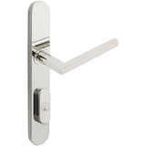 INOX - BP Multipoint 107 Stockholm US Entry Lever High US32 LH - Polished Stainless Steel