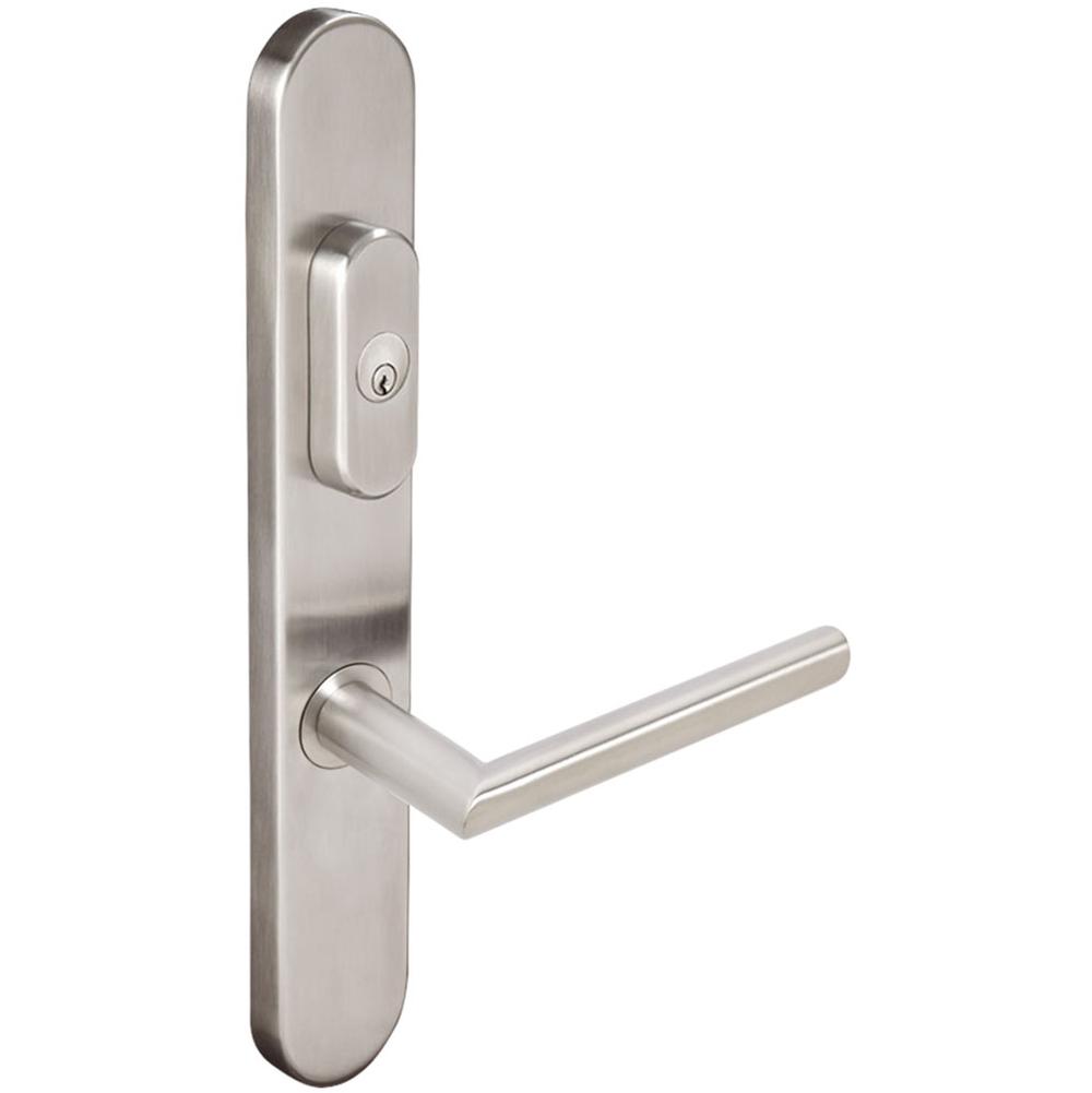 INOX - BP Multipoint 107 Stockholm US Entry Lever Low US32D LH - Satin Stainless Steel