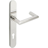 INOX - BP Multipoint 109 Stuttgart Euro Entry Lever High US32 RH - Polished Stainless Steel
