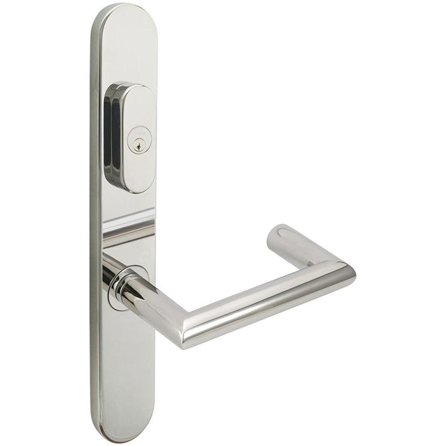INOX - BP Multipoint 109 Stuttgart US Entry Lever Low US32 LH - Polished Stainless Steel