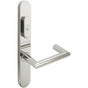 INOX - BP Multipoint 109 Stuttgart US Entry Lever Low US32 LH - Polished Stainless Steel