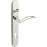 INOX - BP Multipoint 210 Air-stream Euro Entry Lever High US32 LH - Polished Stainless Steel
