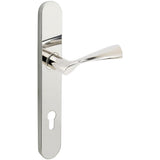 INOX - BP Multipoint 211 Breeze Euro Entry Lever High US32 RH - Polished Stainless Steel