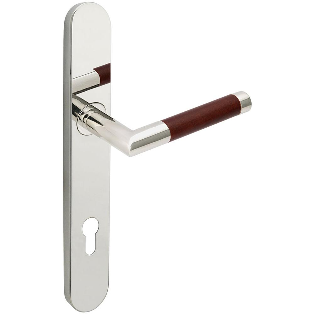 INOX - BP Multipoint 213 Cabernet Euro Entry Lever High US32 LH - Polished Stainless Steel
