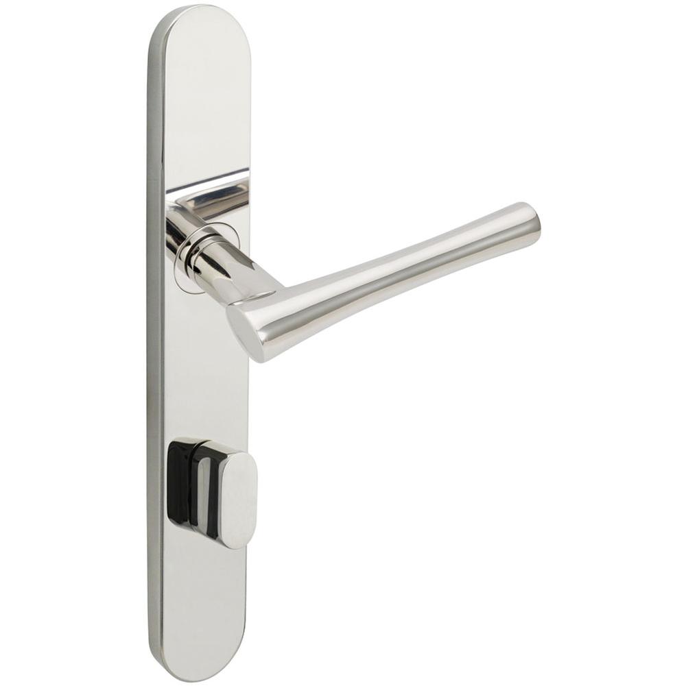 INOX - BP Multipoint 214 Champagne US Entry Lever High US32 RH - Polished Stainless Steel