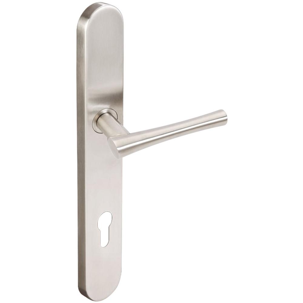 INOX - BP Multipoint 214 Champagne Euro Patio Lever High US32D RH - Satin Stainless Steel