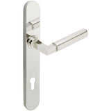 INOX - BP Multipoint 221 Aurora Euro Entry Lever High US32 LH - Polished Stainless Steel