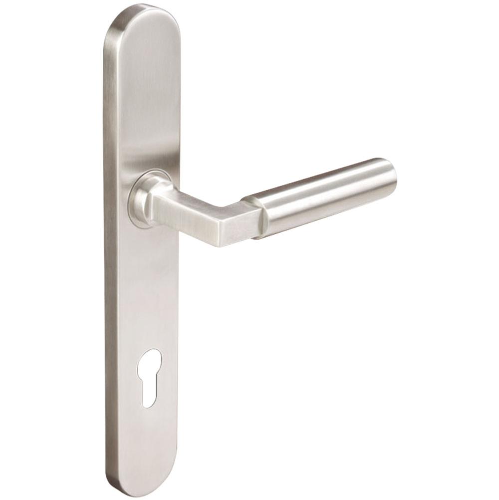 INOX - BP Multipoint 221 Aurora Euro Entry Lever High US32D RH - Satin Stainless Steel