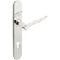 INOX - BP Multipoint 225 Waterfall Euro Entry Lever High US32 RH - Polished Stainless Steel