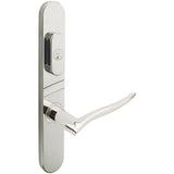 INOX - BP Multipoint 225 Waterfall US Entry Lever Low US32 RH - Polished Stainless Steel