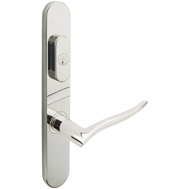 INOX - BP Multipoint 225 Waterfall US Entry Lever Low US32 RH - Polished Stainless Steel