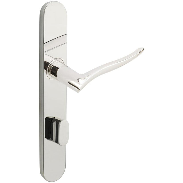INOX - BP Multipoint 225 Waterfall US Entry Lever High US32 LH - Polished Stainless Steel