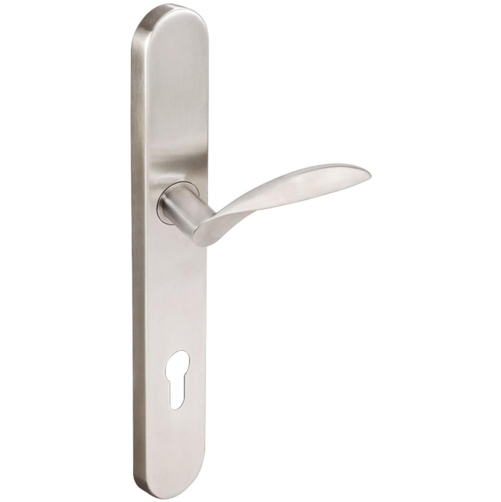 INOX - BP Multipoint 227 Stratus Euro Entry Lever High US32D RH - Satin Stainless Steel