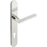 INOX - BP Multipoint 243 Sunrise Euro Entry Lever High US32 RH - Polished Stainless Steel