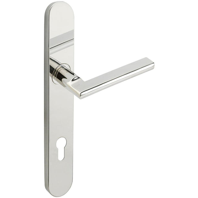 INOX - BP Multipoint 243 Sunrise Euro Entry Lever High US32 RH - Polished Stainless Steel