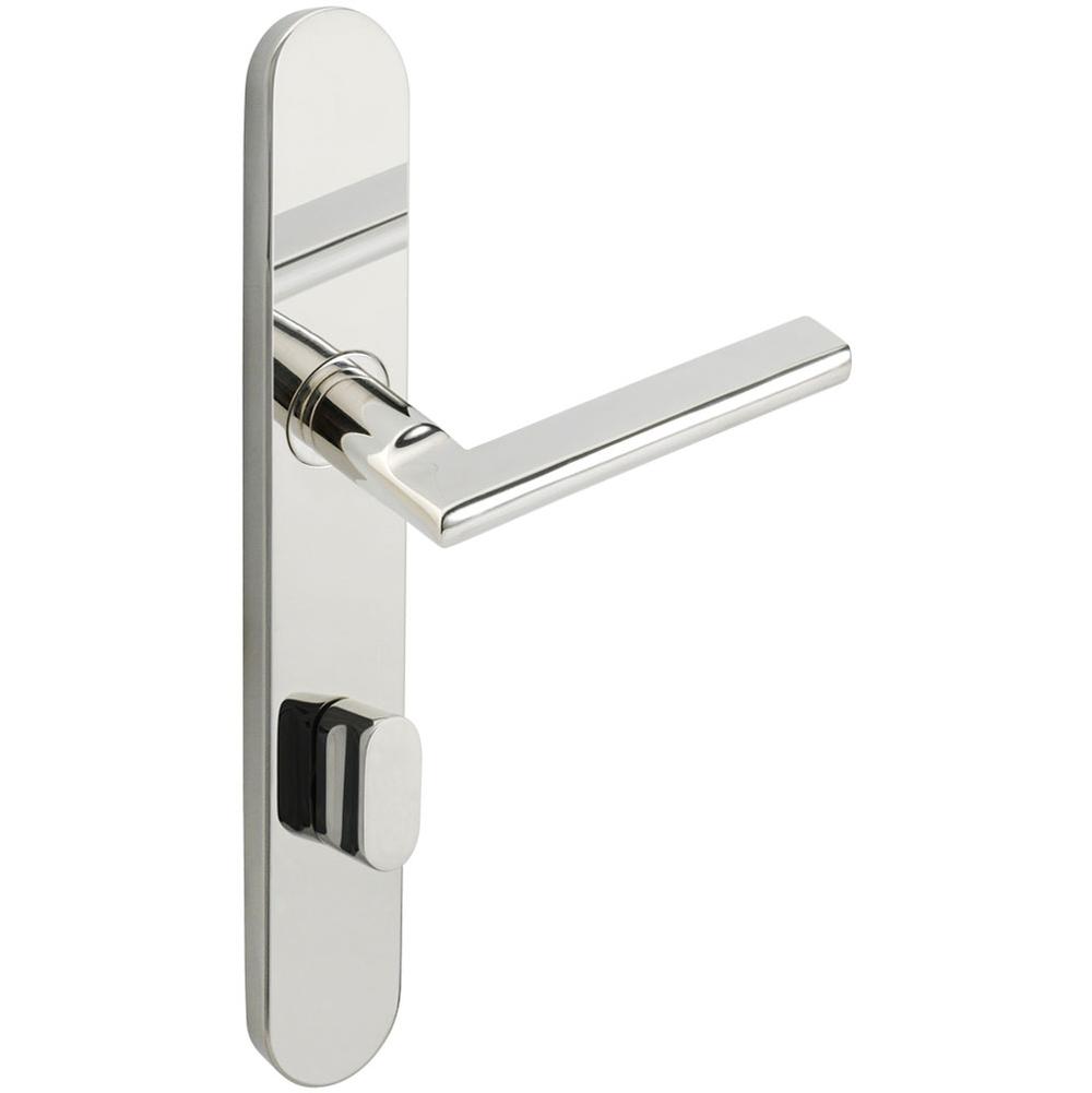 INOX - BP Multipoint 243 Sunrise US Entry Lever High US32 LH - Polished Stainless Steel
