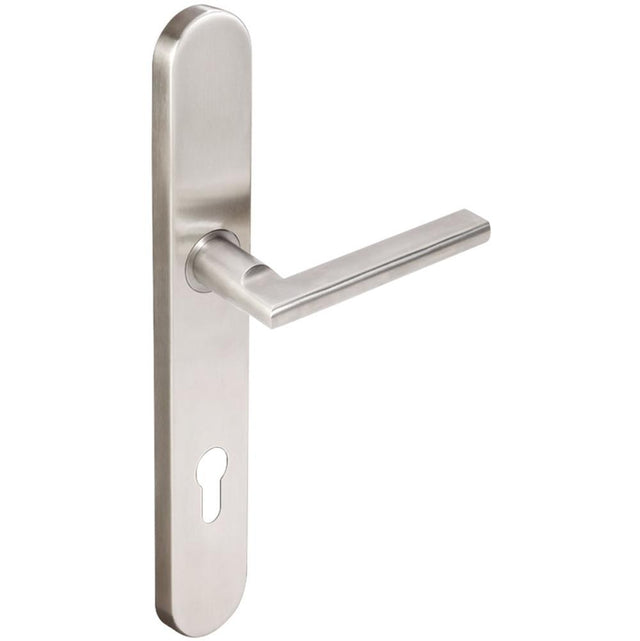 INOX - BP Multipoint 243 Sunrise Euro Entry Lever High US32D LH - Satin Stainless Steel