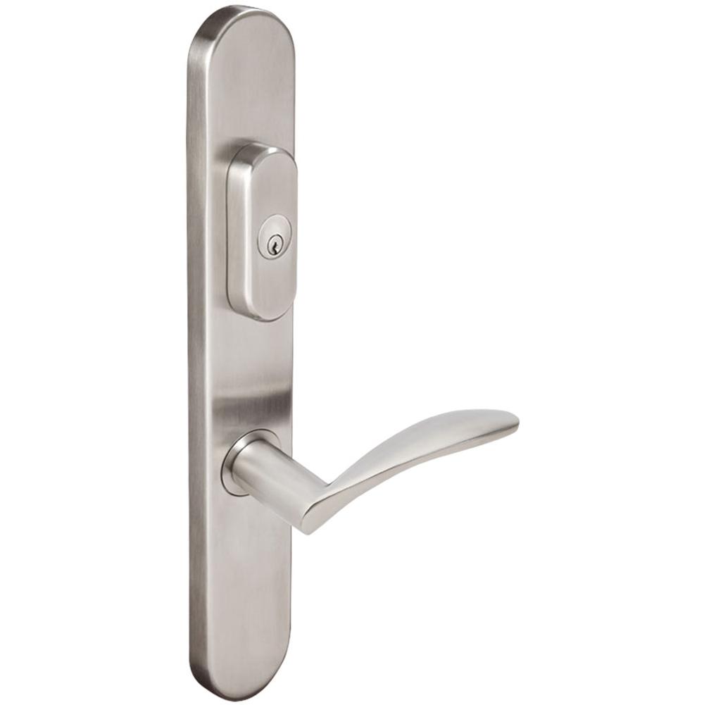 INOX - BP Multipoint 311 Crest US Entry Lever Low US32D RH - Satin Stainless Steel