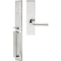 INOX - BW Handleset MT Mortise 101 Cologne Full Dummy 32 LH - Polished Stainless Steel