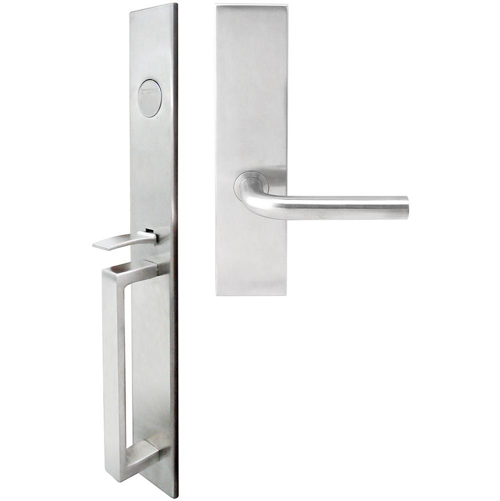 INOX - BW Handleset MT Mortise 101 Cologne Full Dummy 32D LH - Satin Stainless Steel