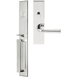 INOX - BW Handleset MT Mortise 101 Cologne Entry 2-3/4''  32 RH - Polished Stainless Steel