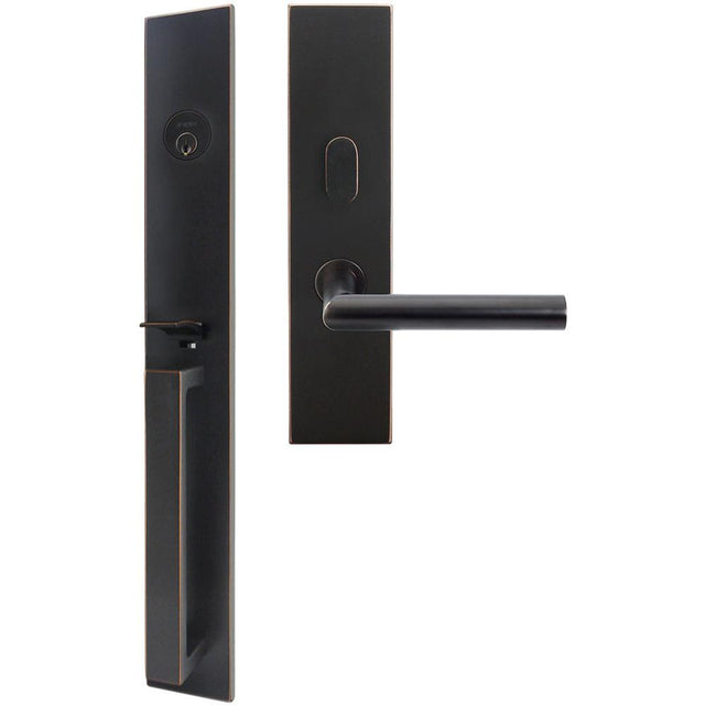INOX - BW Handleset MT Mortise 105 Frankfurt Entry 2-1/2''  10B RH - Oil Rubbed Bronze