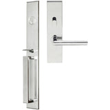 INOX - BW Handleset MT Mortise 107 Stockholm Entry 2-1/2''  32 RH - Polished Stainless Steel