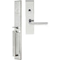 INOX - BW Handleset MT Mortise 107 Stockholm Entry 2-1/2''  32 RH - Polished Stainless Steel