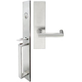 INOX - BW Handleset MT Mortise 109 Stuttgart Full Dummy 32D RH - Satin Stainless Steel