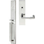 INOX - BW Handleset MT Mortise 109 Stuttgart Entry 2-1/2''  32 RH - Polished Stainless Steel