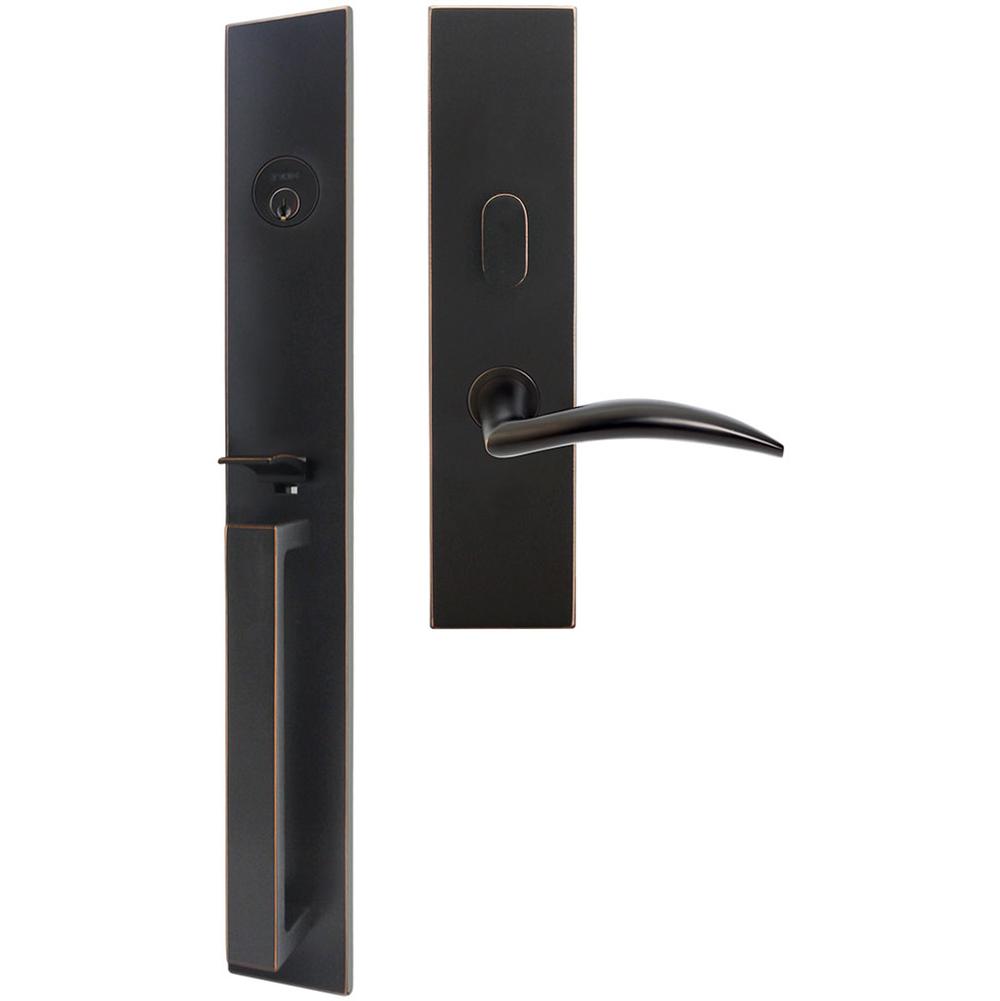 INOX - BW Handleset MT Mortise 210 Air-Stream Entry 2-1/2''  10B RH - Oil Rubbed Bronze