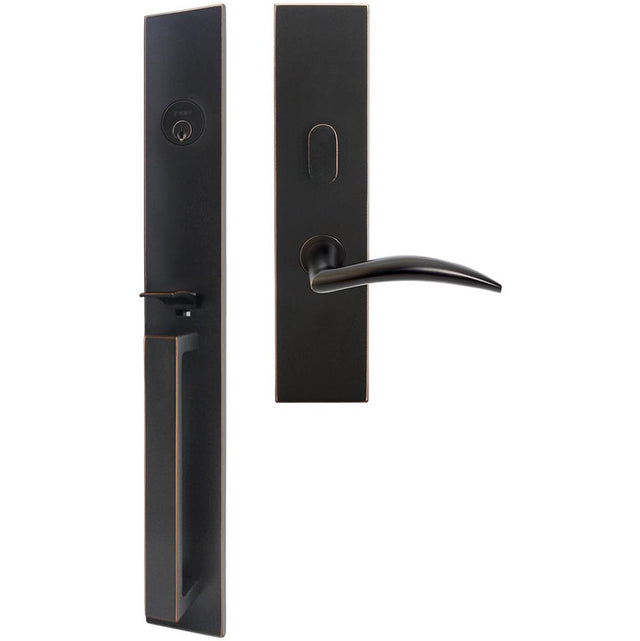INOX - BW Handleset MT Mortise 210 Air-Stream Entry 2-1/2''  10B RH - Oil Rubbed Bronze