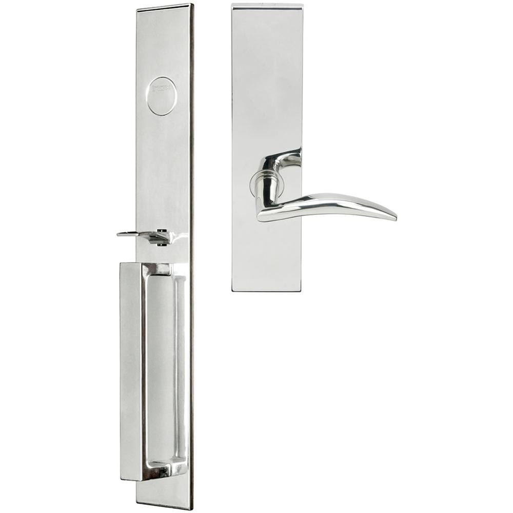 INOX - BW Handleset MT Mortise 210 Air-Stream Full Dummy 32 LH - Polished Stainless Steel