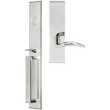INOX - BW Handleset MT Mortise 210 Air-Stream Full Dummy 32 LH - Polished Stainless Steel