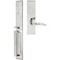 INOX - BW Handleset MT Mortise 210 Air-Stream Full Dummy 32 LH - Polished Stainless Steel