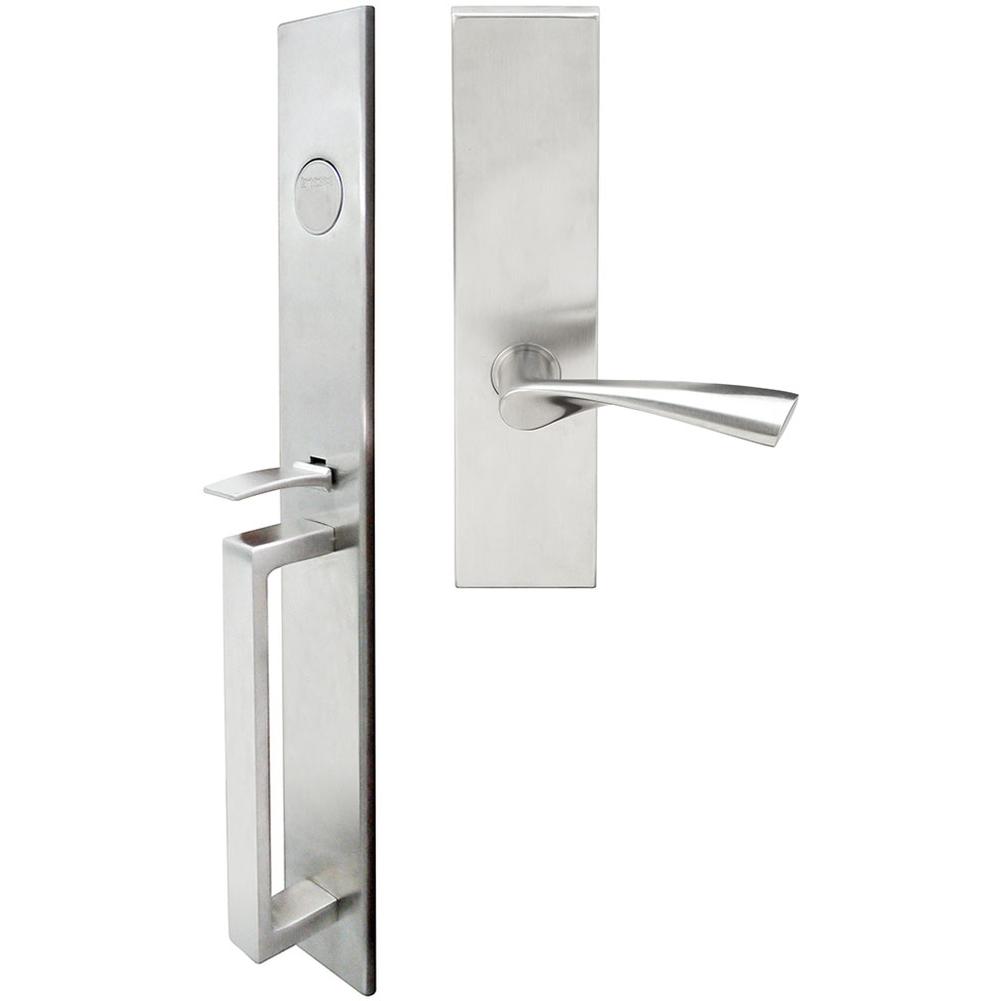 INOX - BW Handleset MT Mortise 211 Breeze Full Dummy 32D RH - Satin Stainless Steel