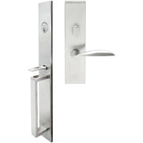 INOX - BW Handleset MT Mortise 227 Stratus Entry 2-1/2''  32D LHR - Satin Stainless Steel