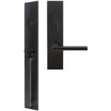 INOX - BW Handleset MT Mortise 243 Sunrise Entry 2-3/4''  10B RH - Oil Rubbed Bronze