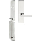 INOX - BW Handleset MT Mortise 345 Tokyo Full Dummy 32 LH - Polished Stainless Steel